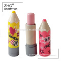 CC2428 Cute pen shape lip stick container with organic lip balm